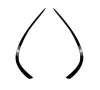 Divisor Embellecedor Parachoques Delantero para Guardabarros Embellecedor Estilo para Benz para GLE W166 C292 para GLE para Coupe 43 para AMG para GLE 350 400 450 500 Spoiler