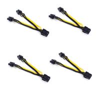 Divisor en Y para minería de GPU, 4 unidades EPS de 8 pines a 2 puertos PCIe duales PCI-E de 6+2 pines