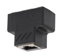 Divisor Ethernet 1 a 2, Adaptador Divisor de Internet RJ45, Admite Dos Dispositivos Que Funcionan Simultáneamente, Divisor de Internet de Red LAN, Conector de Extensión de Internet