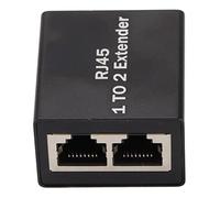 Divisor Ethernet Adaptador 1 a 2, Divisor RJ45 Conmutador de Internet Divisor de Cable Ethernet Divisor Extensor de Enchufe Ethernet, para Acopladores, Concentradores,(Un Arrastre Dos Divisor)