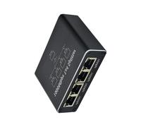 Divisor Ethernet de 1 a 2/3/4 de alta velocidad 1000 Mbps adaptador convertidor para routers pantalla de computadora con cable de alimentación USB