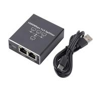 Divisor Ethernet de alta velocidad 1 a 2/3/4 RJ45 adaptador para transferencia rápida de datos 2/3/4 dispositivos de red simultáneamente