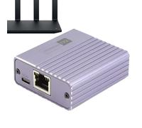 Divisor Ethernet, divisor de red 1 a 4, adaptador de enrutador Gigabit de alta velocidad, accesorios de baja latencia para biblioteca, PC, cámara, TV, caja, hogar, sala de estar