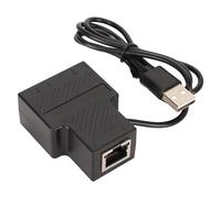Divisor Ethernet RJ45, Adaptador de Red 1 a 2, Concentrador de Red Doméstica, Divisor Ethernet de Oficina, para Divisor de Cable Ethernet LAN Super Cat5, Cat5e, Cat6