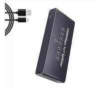 Divisor Ethernet RJ45 de 7 puertos Gigabit adaptadores de expansión de red para conexión de múltiples dispositivos con divisor de red Gigabit de velocidad de 1000 Mbps con carcasa ABS