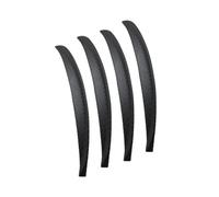 Divisor Extensión Faldón Lateral Guardabarros Ceja para Rueda Coche, Embellecedor Llamarada, Color Carbono, Arco, Protector Antiarañazos, Tira Anticolisión para Carrocería