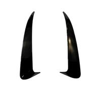 Divisor Faldón Lateral Spoiler Trasero, Canard Lateral, Cubiertas De Ventilación para Mercedes para Benz Clase C W205 C43 C63 para AMG 2014-2019(Negro Brillante)
