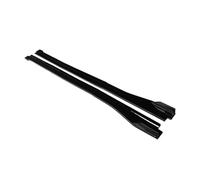 Divisor Faldones Laterales Izquierdo Y Derecho para Z4 2009-2015 Extensiones Parachoques Palas Laterales Divisores Labios Puerta Accesorios Aletas ABS Difusor(Gloss Black)