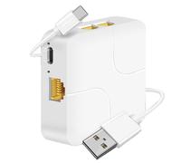 Divisor Gigabit A Cuatro, Distribuidor de Red 1000 Mbps, Extensor Conmutador, Chip Conmutación Incorporado