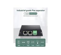 Divisor Gigabit PoE Aislado para Uso Doméstico Industrial de 60 W, Salida de 12 V/24 V de Alta Potencia, Compatible con IEEE802/3AF/AT/BT