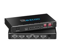 Divisor HDMI 2.1 4K 120Hz 1 EN 4 Salida con Extractor de Audio VRR ALLM HDCP2.3 HDR10+ Óptico SPDIF y Audio AUX de 3.5mm EDID Scaler 4K 1080P Divisor HDMI 1 EN 4 Salidas para PS5 Xbox NVIDIA