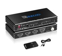 Divisor HDMI 4K 60Hz ARC/eARC for Soundbar HDMI Switch Bi-Direction 1 In 2 Out or 2 Input to 2 Output to 2 Output SPDIF 5.1CH Breakout D-olby Vision Atmos HDR CEC HDCP2.2 Scaler 4K 1080 for Xbox, PS5