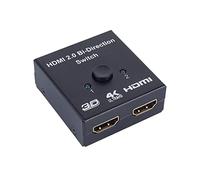 Divisor HDMI 4K,Adaptador de interruptor HDMI 1 en 2 salidas,Soporta 4K Ultra HD UHD 3D 1080P para reproductor de Blu-Ray HDTV Firestick Xbox Playstation Projector,por Pipestation