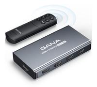 Divisor HDMI 5 en 1 salida 4K @ 60 Hz, GANA HD MI Switch con mando a distancia, compatible con PS5/4/3 Xbox Switch Roku TV Fire Stick