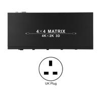 Divisor HDMI con reescalador automático, conmutador HDMI, resolución 4K UHD, gestión EDID estable y fiable, control RS232, 4K x 2K, 30 Hz, 1080p,