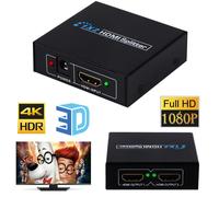 Divisor HDMI de 1 entrada y 2 salidas, conmutador de 2 vías, compatible con 4K completo.