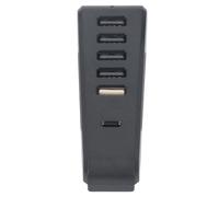 Divisor HUB USB 2.0 6 en 1, Divisor Extensor de Transferencia de Datos de Expansión de Alta Velocidad de Concentrador USB de 6 Puertos para PS5