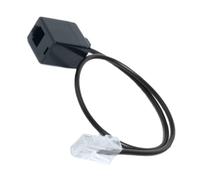 Divisor J11 RJ45 - Adaptador de enchufe telefónico Ethernet, cable convertidor RJ45 RJ11 potente de 35,6 cm, cable de conector telefónico, 8P4C 6P4C para servicio fijo