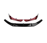 Divisor Labios para Accord 2018-2020 Cubierta Esquina Ventilación Lateral Inferior Automóvil Y Deflector Borde Alerón Parachoques Delantero Protector(Rojo)