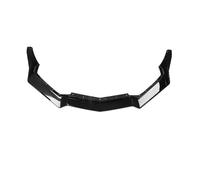 Divisor Labios para Chevy para Corvette C8 Sport 2 Puertas 2020-IN Difusor Labio Alerón Parachoques Delantero Automóvil Protector Protector(Negro Brillante)