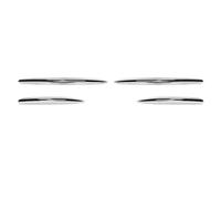 Divisor Labios para Mercedes para Benz Clase E W214 S214 para AMG 2024+ Paragolpes Delantero Viento Lateral Alerón Cuchilla Aire Protector(Electroplated Silver)
