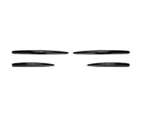 Divisor Labios para Mercedes para Benz Clase E W214 S214 para AMG 2024+ Paragolpes Delantero Viento Lateral Alerón Cuchilla Aire Protector(Negro Brillante)