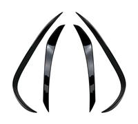 Divisor Labios para Mercedes para Benz GLB X247 GLB180 GLB200 Lámpara Antiniebla Delantera Rejilla Labio Divisores Parachoques Alerón Protector(Negro Brillante)