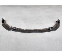 Divisor Labios para Serie 1 F20 Sedán 2019 Alerón Parachoques Delantero Borde Inferior del Automóvil, Placa Protectora Difusor Cuchillas Protector(Negro carbón)