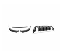 Divisor Labios Parachoques Delantero Para Dodge Para Cargador Para SRT R/T Para Scat 2015-2023 Difusor Trasero Piezas Modificación Exterior trasero Difusor parachoques(Carbon Look)