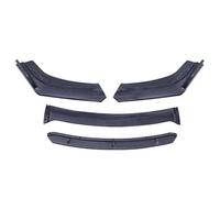 Divisor Labios Separador Parachoques Delantero Universal para Coche Difusor Labio Tira Alerón Protector Parachoques 4 Uds. Protector(All Carbon Look)