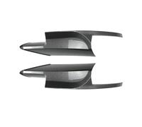 Divisor para F10 F11 M5 2011-2017 Parachoques Delantero Canard Faro Antiniebla Rejilla Spoiler Mentón Kit Carrocería Protección Difusor Exterior Divisor Difusor(Carbon Look A)