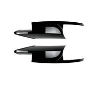 Divisor para F10 F11 M5 2011-2017 Parachoques Delantero Canard Faro Antiniebla Rejilla Spoiler Mentón Kit Carrocería Protección Difusor Exterior Divisor Difusor(Gloss Black A)