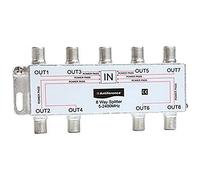 Divisor para interiores de 8 vías de antena y satélite, divisor para interiores de 8 vías