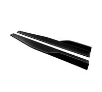 Divisor para Mondeo 2013-2020 75cm Faldón Lateral Izquierdo Y Derecho Coche Fibra Carbono ABS Parachoques Difusor Spoiler Delantales Alas Extensiones Difusor(Negro Mate)