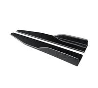 Divisor para Mondeo 2013-2020 75cm Faldón Lateral Izquierdo Y Derecho Coche Fibra Carbono ABS Parachoques Difusor Spoiler Delantales Alas Extensiones Difusor(Aspecto de Fibra de Carbono.)