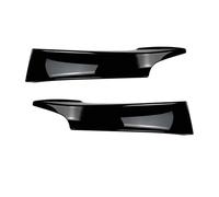 Divisor para Serie 1 F20 F21 120d 120i M135i Pack PRE-LCI 2011-2015 Tuning Car Parachoques Delantero Spoiler Divisor Rejilla Faros Antiniebla Difusor(Gloss Black B)
