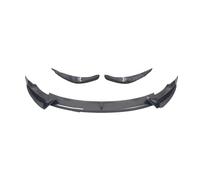 Divisor Parachoques Delantero Kit De 3 Alerones Delanteros Deportivos para Tesla para Model 3 Highland 2024 Accesorios De Estilo Exterior(Glossy Carbon Set)