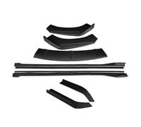 Divisor Parachoques Delantero para Magotan para B7 2012-2016 Kit Carrocería Parachoques Delantero Protector Alerón Extensiones Faldones Laterales Envoltura Trasera Ángulo(Matte Black)