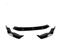 Divisor Parachoques Delantero para Nissan para Sentra 2020-2023, Color Negro Brillante, Kit Carrocería Difusor Labios Protector Alerón Alerón Parachoques Delantero(Gloss Black)