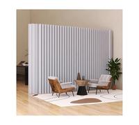 Divisor plegable portátil, división de habitación ajustable para el hogar, oficina, hotel, solución de privacidad temporal que ahorra espacio (78 x 17 x 78 pulgadas), fácil instalación y uso versátil