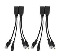 Divisor PoE de 2 Pares IEEE802.3af a Divisor DC12V, módulo de Fuente de alimentación de la cámara de Red Equipo de monitoreo del Separador