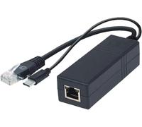 Divisor PoE Gigabit con Salida USB Tipo C 5 V/2,5 A - no Requiere Adaptador Adicional, Ahorra enchufes y Cables - para HomeLab