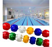 Divisor profesional de cuerda seguro para piscina, para carreras de natación y fiestas, flotante, línea segura para aguas poco profundas, 19/62.34 pies y fácil de instalar