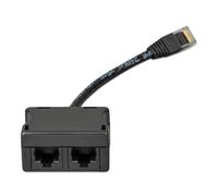 Divisor RJ45: 1 conector RJ45 macho / cable de 15 cm / 2 conectores...