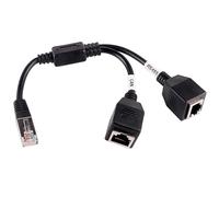 Divisor RJ45 2 en 1 BMS puerto de conexión RS485 Monitor CAN Cable de batería para Deye/SunSynk/Sol-Ark