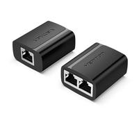 Divisor RJ45 Vention IPTB0 100Mbps 2 uds con blindaje metálico y doble interfaz