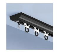 Divisor silencioso de aluminio de 1 a 5 m, fácil instalación para sala de estar, dormitorio, ducha, solución separadora de espacio ajustable de 4,9 m / 16.1ft