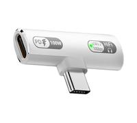 Divisor tipo C USB C PD100w adaptador de carga USB para música y suministro de energía, 10 Gbps, tipo de transferencia de datos, divisor de carga