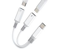Divisor USB C Auriculares Jack Audio Carga para Apple iPhone15 (2 en 1) Adaptador Cable Aux Doble Tipo C Cargador Auriculares Compatible para Samsung S23 Adapter Headphone Toma Accesorios tp-KQJSBBZ