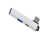 Divisor USB compacto USB 3.0 diseñado para una fácil expansión de HOLE HOLE DESIGN con adaptador USB tipo C y adaptador USB 3.0